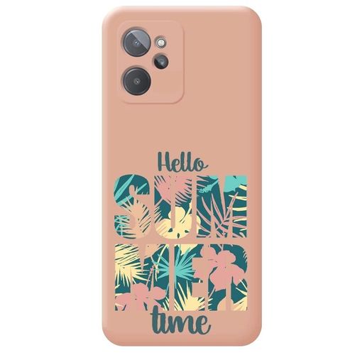 Coque Rose Realme 9i Hello Summer Time