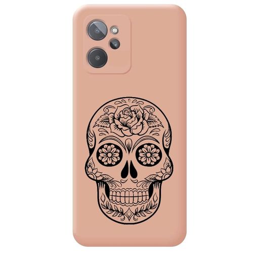 Coque Rose Realme 9i Mort Mexicaine Calavera