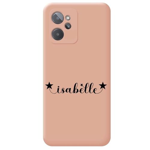 Coque Rose Realme 9i Avec Votre Prenom Police 14 Etoile