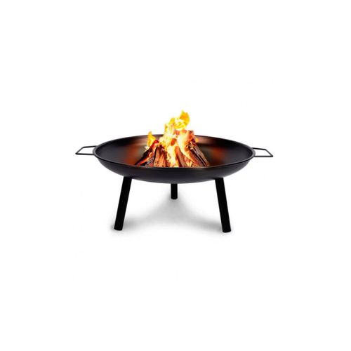 Brasero à bois Cheminée d'extérieur Ø 60 x H29 cm Fire Bowl Chauffage terrasse Jardin BBQ COLLECTION