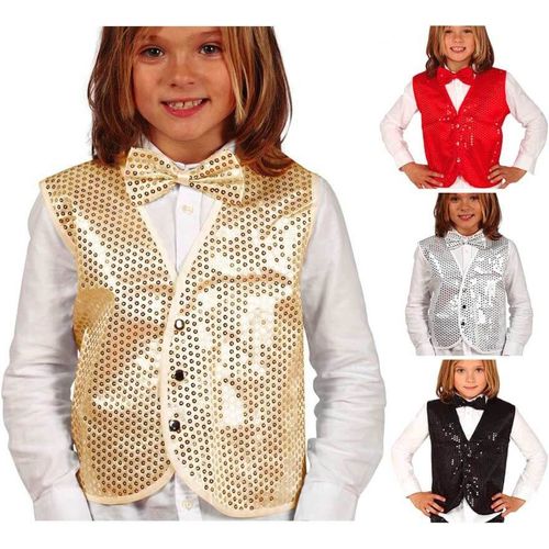 Gilet À Paillettes De Différentes Couleurs Pour Les Enfants