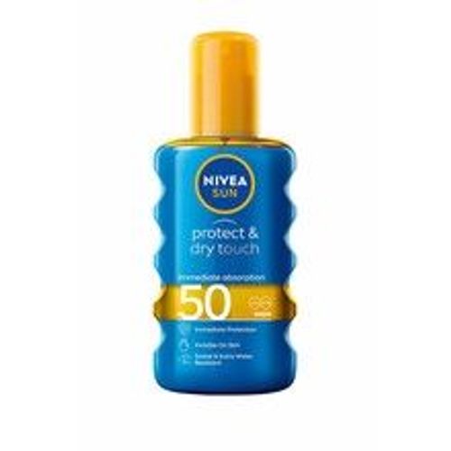Nivea - Sun Protect & Dry Spf 50 - Neviditelný Sprej Na Opalování 200ml 