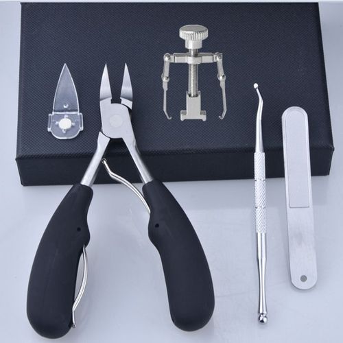 Pince À Ongles En Acier Inoxydable, 5 Pièces, Outil De Manucure, Décoration, Coupe-Ongles Incarnés, Correcteur De Paronychie, Outil De Pédicure 