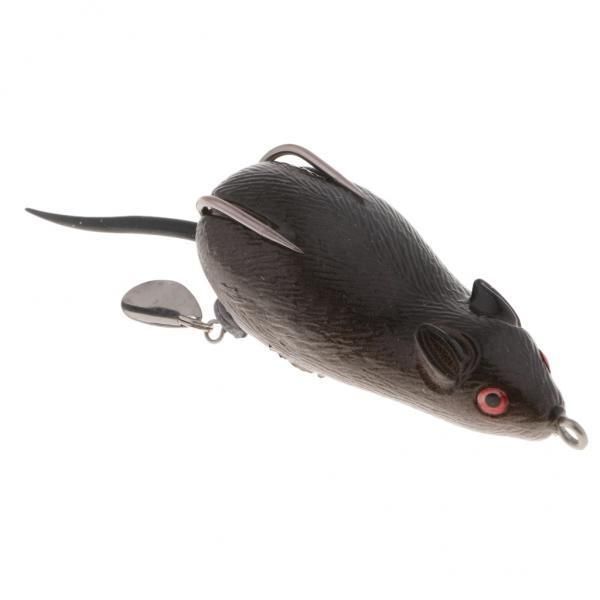 Goture Mice Rat Fishing Lures Topwater 3D Mouse Lures Baits