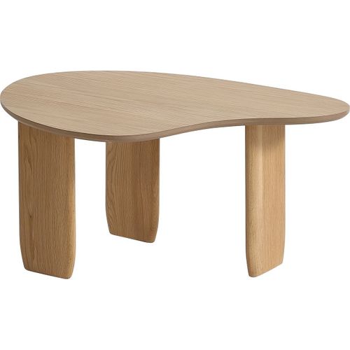 Table Basse Organique En Bois 80 Cm