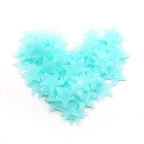 Autocollants Muraux Fluorescents Phosphorescents, 30 Pièces, Lueur Dans La Nuit, Décor De Maison Pour Chambre D'enfant, Étoiles Lumineuses, #55