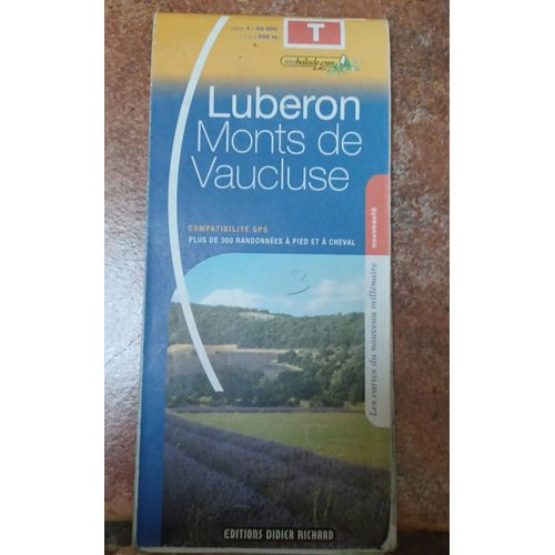 Carte Didier Richard Lubéron Monts De Vaucluse