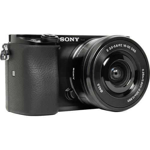 Sony a6100 ILCE-6100L - Appareil photo numérique - sans miroir - 24.2 MP - APS-C - 4K / 30 pi/s - 3x zoom optique objectif 16-50 mm - Wi-Fi, NFC, Bluetooth - noir