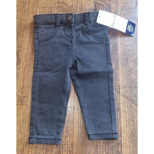 Jean Slim Noir Kiabi Taille 6 Mois Neuf Avec Étiquette