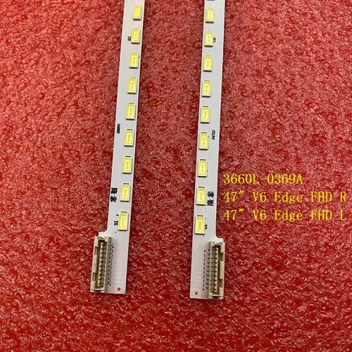 Bande de rétroéclairage LED, 2 pièces, pour LG 47LW5300 47LW450U 47LV5500 LC470EUN SD F1 F2 F3 47 V6 Edge FHD R Nipseyteko