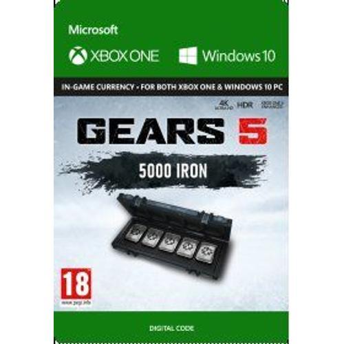 Gears Of War 5: 5,000 Iron + 1,000 Bonus Iron (Extension/Dlc) - Jeu En Téléchargement