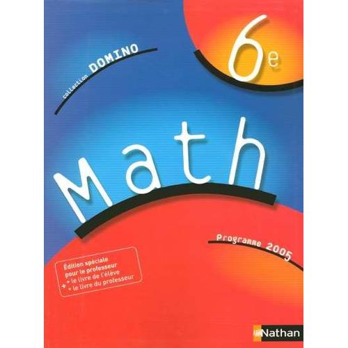Math Domino 6eme Version Special Professeur 2005
