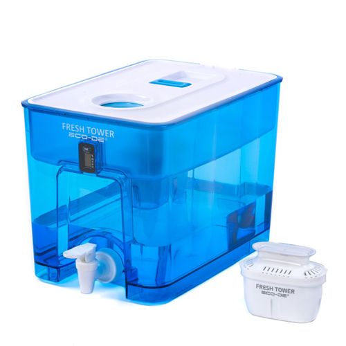 Distributeur D'eau Filtrée Fresh Tower. Sans Bpa, Indicateur Numérique, Pour Réfrigérateur, Avec Filtre Compatible Eco-3140