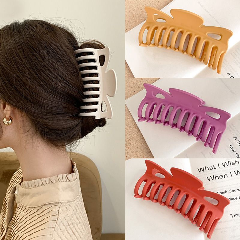 Barrette à cheveux en plastique à grande griffe pour femmes et filles, Barrettes papillon de grande taille, accessoires de coiffure, outils de coiffure, cadeaux