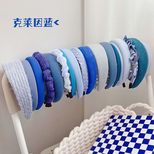 Filet À Cheveux Bleu Pour Femme, Nouveau Bandeau Éponge, Lavage Du Visage, Rétro, Haute Pression, Épingle À Cheveux Sensible, Red2021 