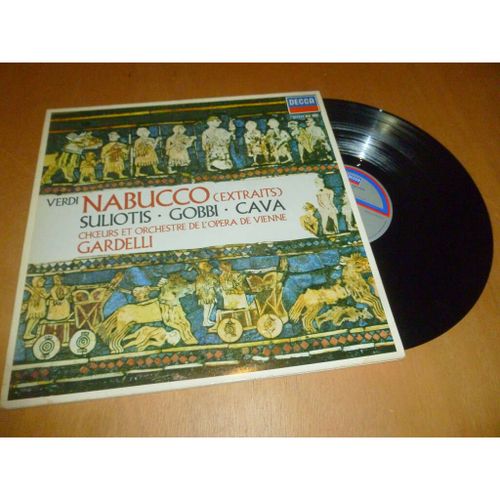 Lamberto Gardelli - Tito Gobbi - Elena Suliotis & Nabucco (Extraits) Verdi - Decca Lp