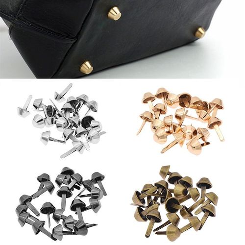 Rivets de sac à main en métal, vis de sac à main en métal, accessoires de bricolage artisanat, 20 pièces de 12mm
