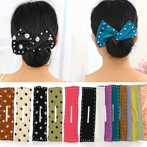Serre-Tête Rouleau Pour Femme, Bigoudi, Donut, Chignon, N¿Ud, Oreilles De Lapin, Accessoires De Coiffure Magique, Épingle À Cheveux Torsadée 