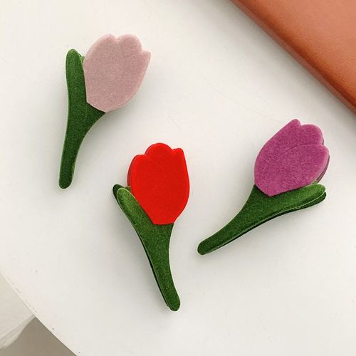 Barrettes À Cheveux En Acétate De Tulipe Fleur, Pour Femmes, Pince À Cheveux, Queue De Cheval, Fermoir, Crabe, Couvre-Chef, Accessoires Pour Cheveux, Cadeaux Pour Filles, Nouvelle Mode 