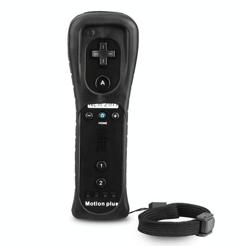 Poignée Droite 2 En 1 Avec Accélérateur Intégré Pour Hôte Nintendo Wii / Wiiu (Noir)