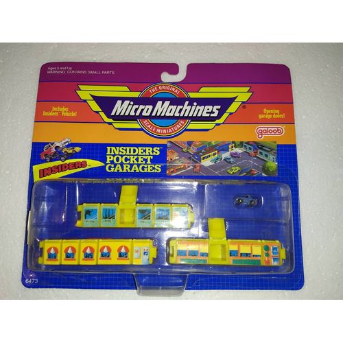 Galoob Micro Machine Insiders Pocket Garages 1989