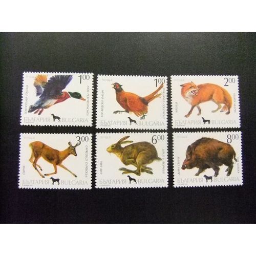 10 Bulgaria Bulgarie 1993 / Faune Animaux Sauvages / Yvert 3535 / 3540 Mnh