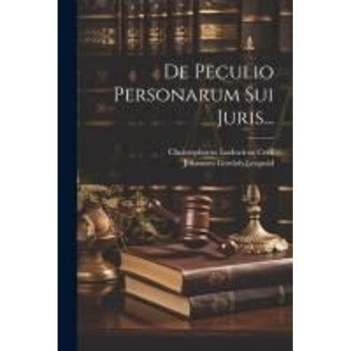 De Peculio Personarum Sui Juris...