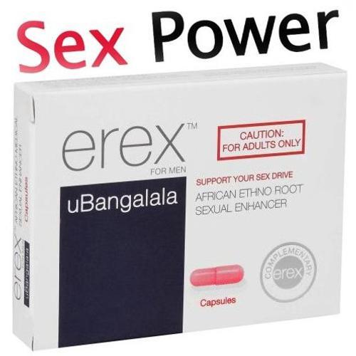 Erex Herbal -Ubangalala African Ethno Root Sexual Enhancer For Men -: Aphrodisiaque/Stimulant Sexuel,100% Végétal -Pour Homme, Aux Meilleurs Extraits Aphrodisiaques Originaire Du Swaziland/Botswana