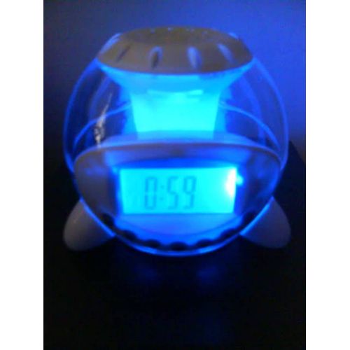 Réveil Rond Lumineux Zen Neuf - Pour Enfant - Boule Multicolore Avec Sons Nature Animaux Oiseaux Et Lumières Multi Couleurs