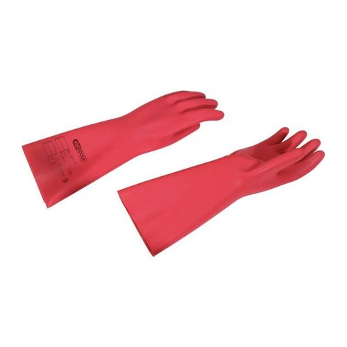 Gants d'électricien en Naturalex rouge, taille 10