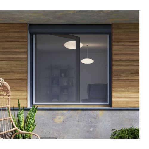 Moustiquaire De Fenetre Rideau Tulle Filet Contr Insectes Protection Vitres 2 Voiles 130x150 Cm Empeches Les Nuisibles D Entrer Laisse Passer L Air Installation Facile Rapide Efficace Gris Clair Neuf