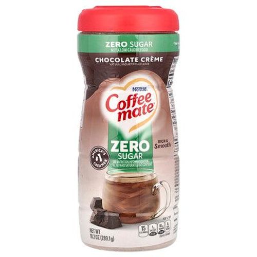 Coffee Mate, Succédané De Crème À Café, Sans Sucre, Crème Au Chocolat, 289,1 G