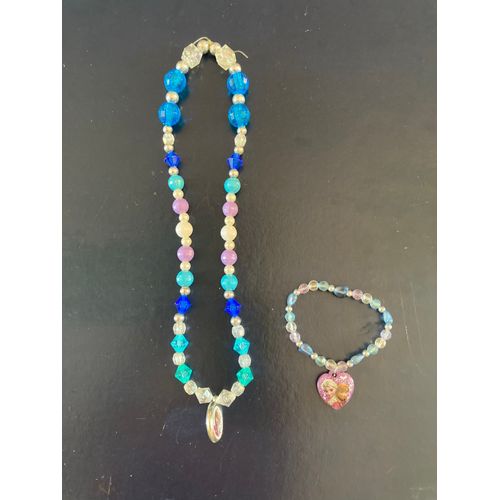 Collier Et Bracelet Reine Des Neiges