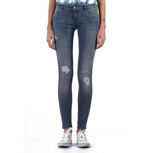 Kaporal Jeans Slim Femme Loka Oldhad Bleu Denim