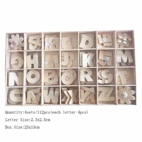 Lettres de l'Alphabet et Chiffres en Bois Naturel,Bricolage Artisanal,Décoration de Maison,Mariage,Anniversaire,Fête de Noël,Conception de Nom