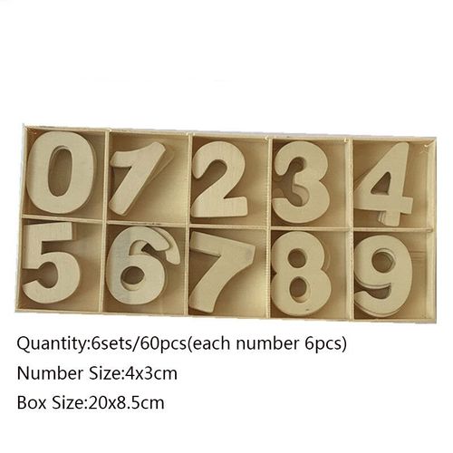 Lettres de l'Alphabet et Chiffres en Bois Naturel,Bricolage Artisanal,Décoration de Maison,Mariage,Anniversaire,Fête de Noël,Conception de Nom