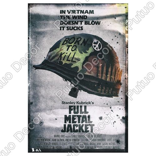 Putuo décor film Plaque de signe en métal affiche en métal Vintage décoration de chant en étain pour homme grotte chambre cinéma mur décor de maison