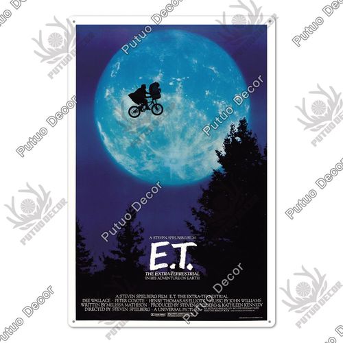 Putuo décor film Plaque de signe en métal affiche en métal Vintage décoration de chant en étain pour homme grotte chambre cinéma mur décor de maison