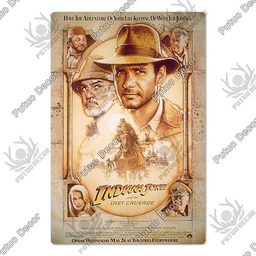 Putuo décor film Plaque de signe en métal affiche en métal Vintage décoration de chant en étain pour homme grotte chambre cinéma mur décor de maison