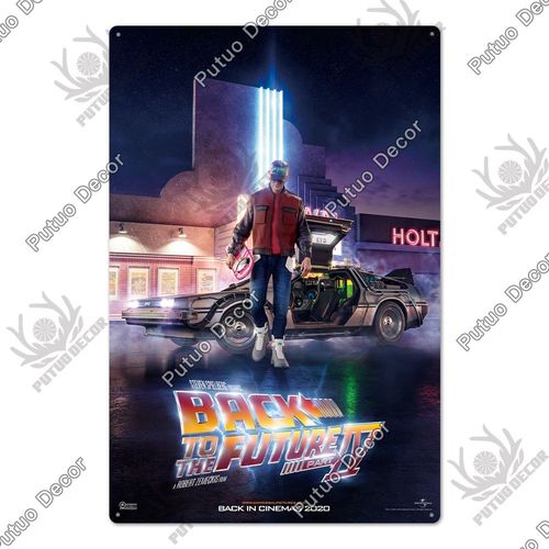 Putuo décor film Plaque de signe en métal affiche en métal Vintage décoration de chant en étain pour homme grotte chambre cinéma mur décor de maison