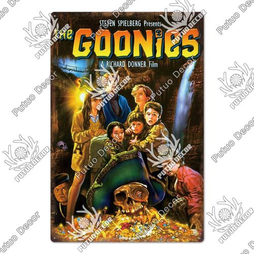 Putuo décor film Plaque de signe en métal affiche en métal Vintage décoration de chant en étain pour homme grotte chambre cinéma mur décor de maison