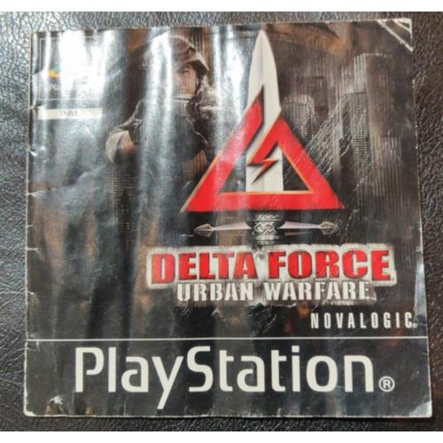 Delta Force Urban Warfare - Notice Officielle - Sony Playstation - Ps1