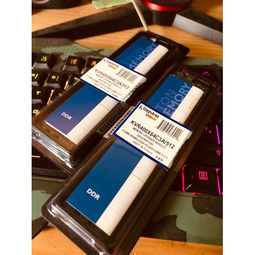 RAM Kingston kvr400x64c3a/512 PC 3200 DIMM 3-3-3