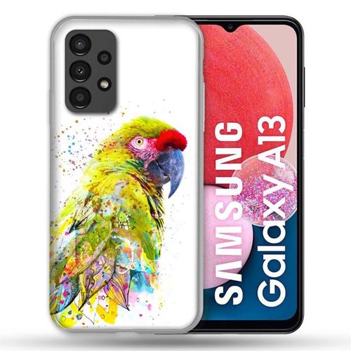 Coque Pour Samsung Galaxy A13 4g Animal Perroquet Jaune