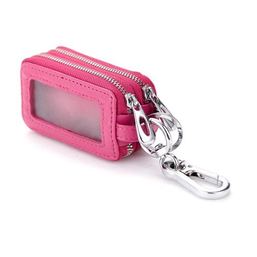 SOUTH GOOSE-Porte-clés de voiture en cuir véritable pour hommes et femmes,sac de gardien unisexe,motif crocodile,double fermeture éclair,prédire EvaluWomen,mignon 007