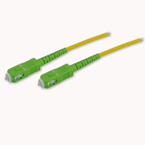 MCL - Câble réseau - mode unique SC/APC pour mode unique SC/APC - 15 m - 2.8 mm - fibre optique - simplex - 9 / 125 micromètres
