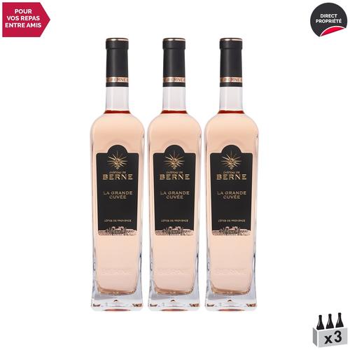 Château De Berne Côtes De Provence La Grande Cuvée Rosé 2021 X3