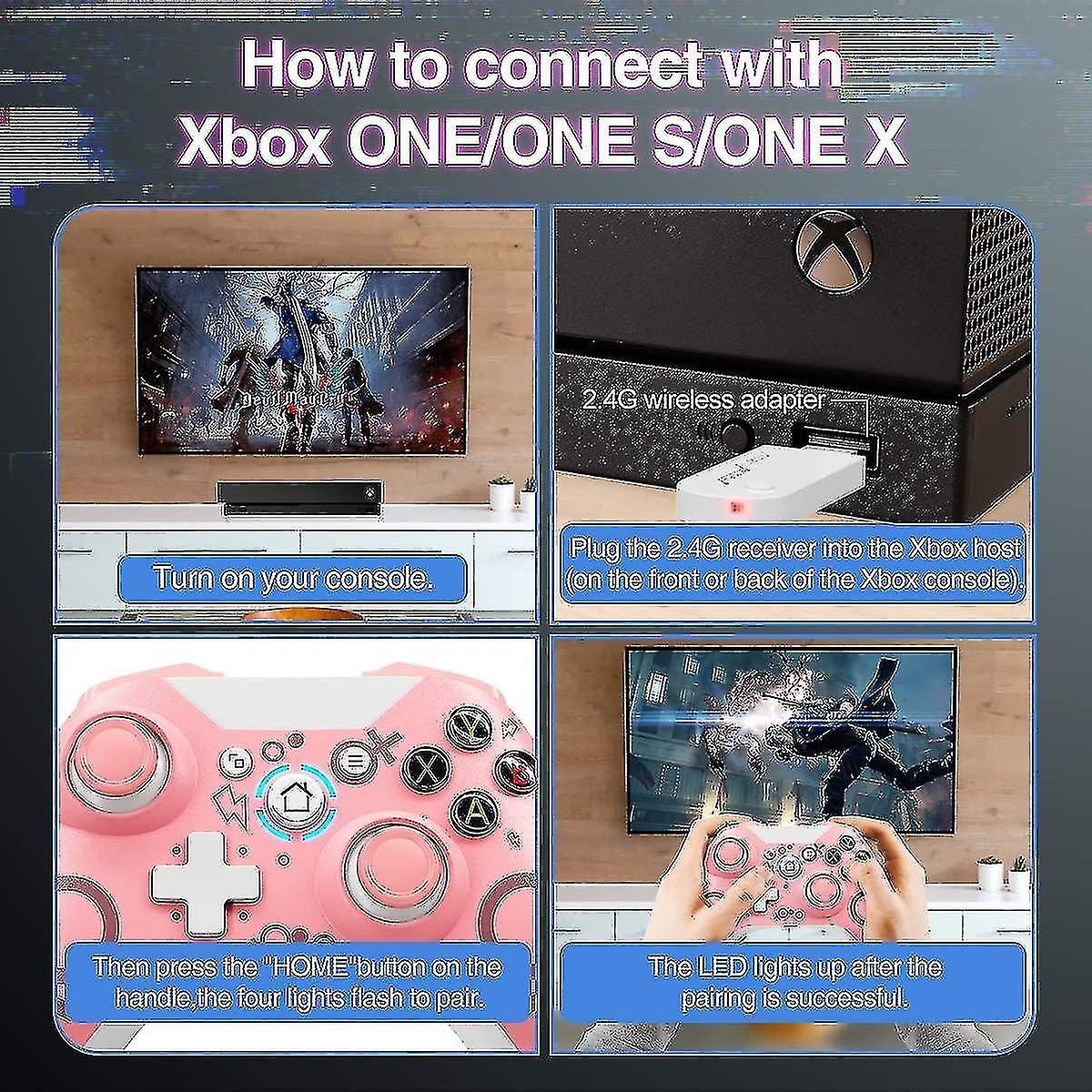 Manette Sans Fil Adapte  Xbox One, Compatible Avec Xbox S... - 4