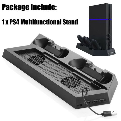 Ps4 Ventilateur De Refroidissement Support Vertical Station Contrôleur Chargeur Pour Playstation 4