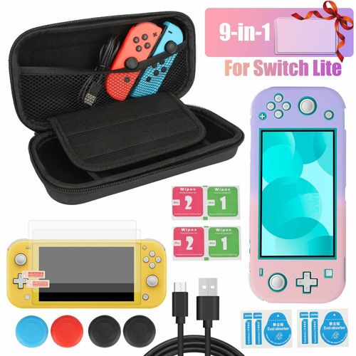 Sac De Rangement + Coque + Étui D'écran, Ensemble D'accessoires Adaptés À Nintendo Switch Lite